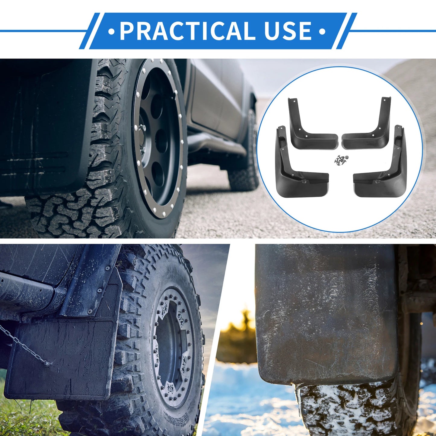 Mud Flap Splash Guards for Ford Mondeo MK5 (2013-2022)