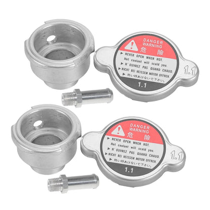 2 x Aluminum Weld-On Radiator Filler Neck 32mm for A1