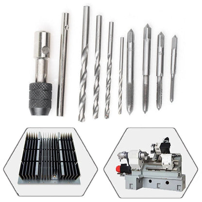 M3-M6 Metric Tap Reamer T-Handle Wrench & Twist Drill Bit Kit for Make & Model