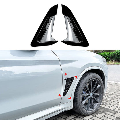 2 x Side Fender Vent Trim Covers for BMW X3 G01 X4 G02 (2018-2023)