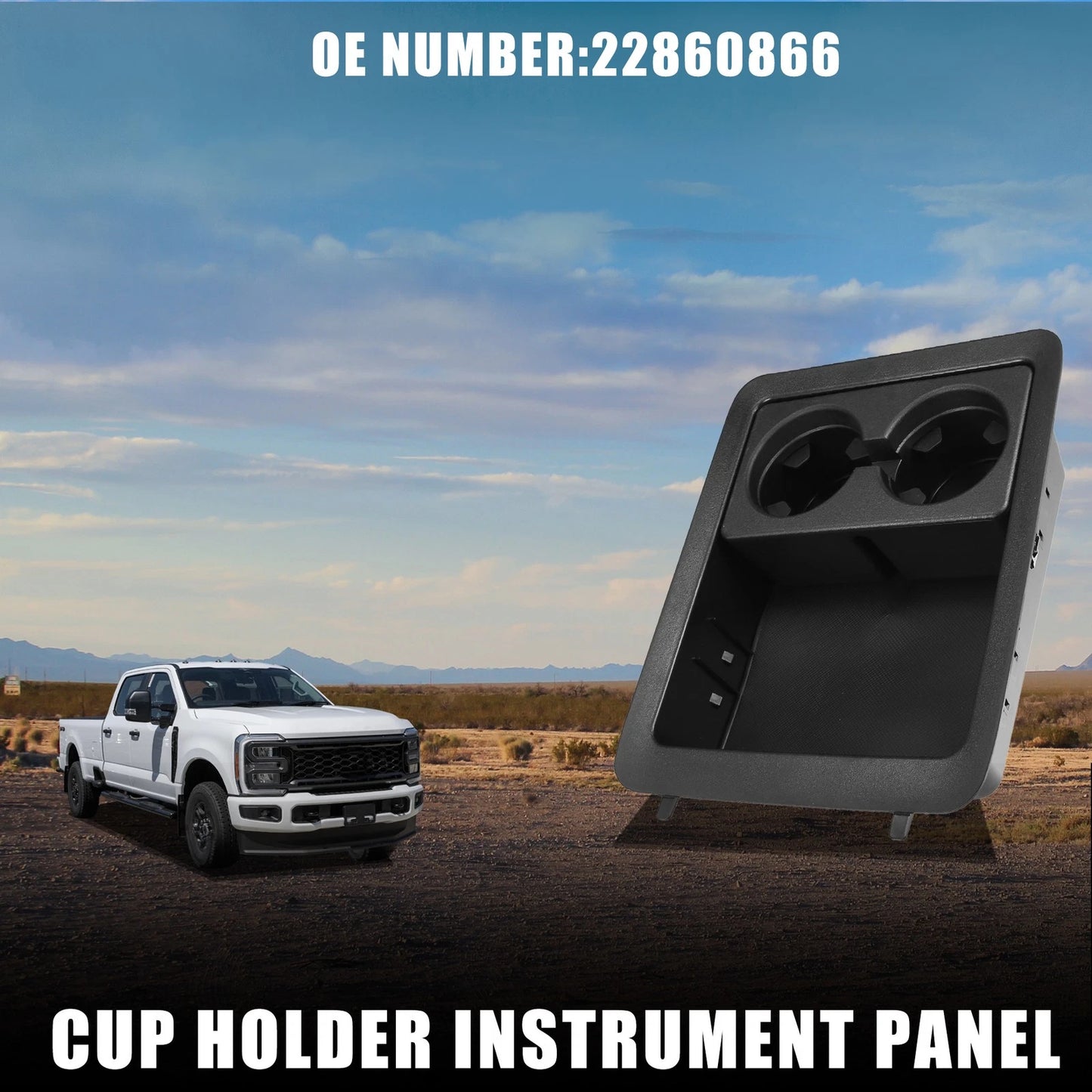 Cup Holder for Chevrolet Avalanche Black Drink Holder