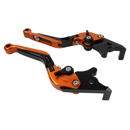 Orange Extendable Brake Clutch Levers for BMW F900R F900XR F750GS F850GS (2019-2023)