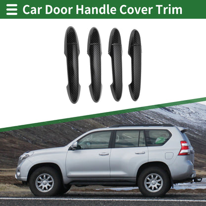 Car Door Handle Cover Trim for Honda Fit Jazz GK5 GP5 (2014-2018) Carbon Fiber