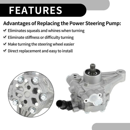 Power Steering Pump for Honda Pilot 3.5L V6 (2012-2015)