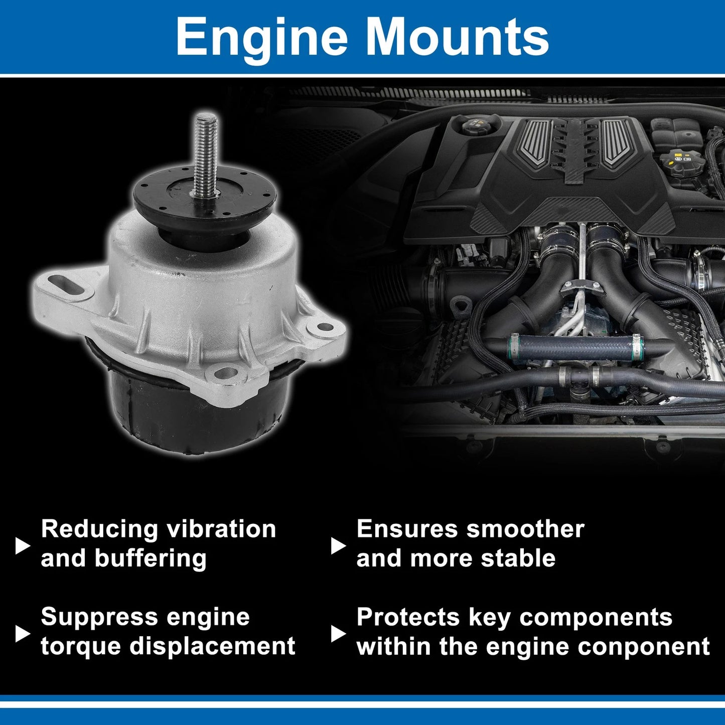 Engine Motor Mounts for Ford Transit 150 (2015-2023)