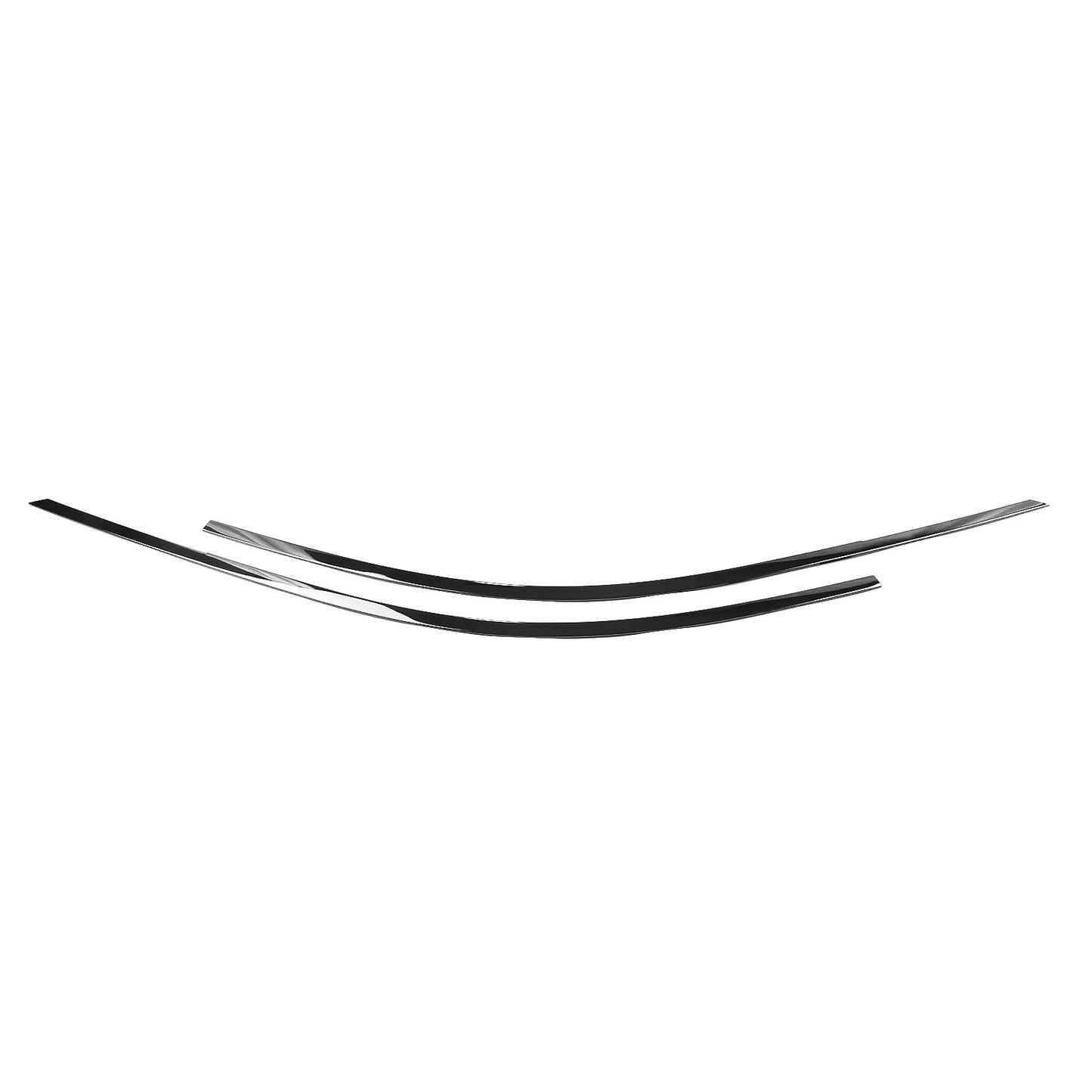 8 x Window Strip Moulding Seal for BMW 5 Series G30 (2018-2023) Chrome Black