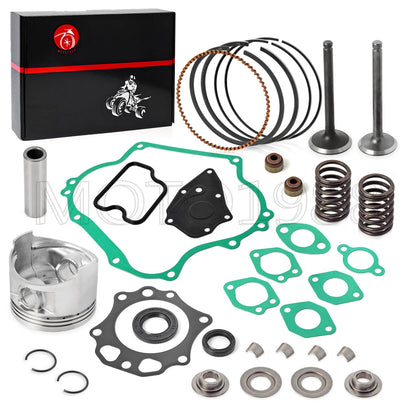 Top End Kit STD Piston Intake Exhaust Valve Gasket for Club Car Golf FE290 1992+