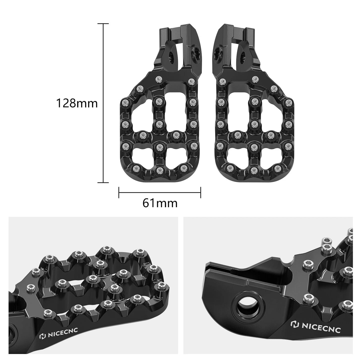 Extender Foot Pegs for GasGas EX EC 250 300 EX250F (2021-2023)