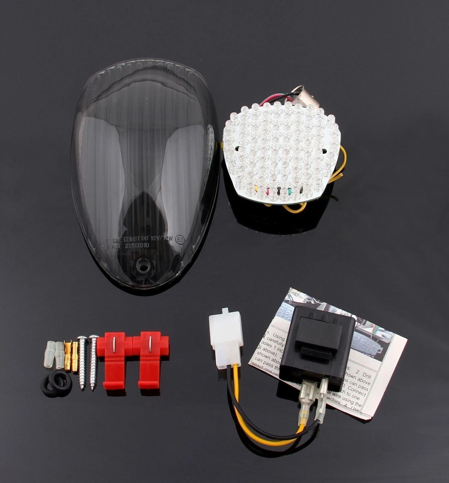 Tail Light with Integrated Turn Signals for Kawasaki Mean Streak (2000-2008)