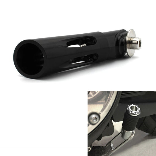 1x Black Jiffy Stand Extension for Harley Dyna Wide Glide (1991-2017)