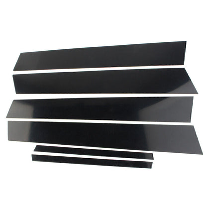 6 Pcs Door Trim Cover Kit Black for Honda Civic (2006-2011)