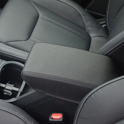 Leather Center Console Lid Armrest Cover for Subaru Forester (2019-2023)