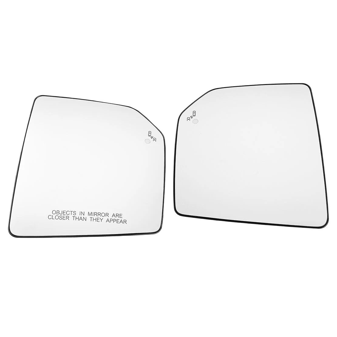 L&R Rear View Mirror Glass with Blind Spot for Ford F-150 (2015-2020)