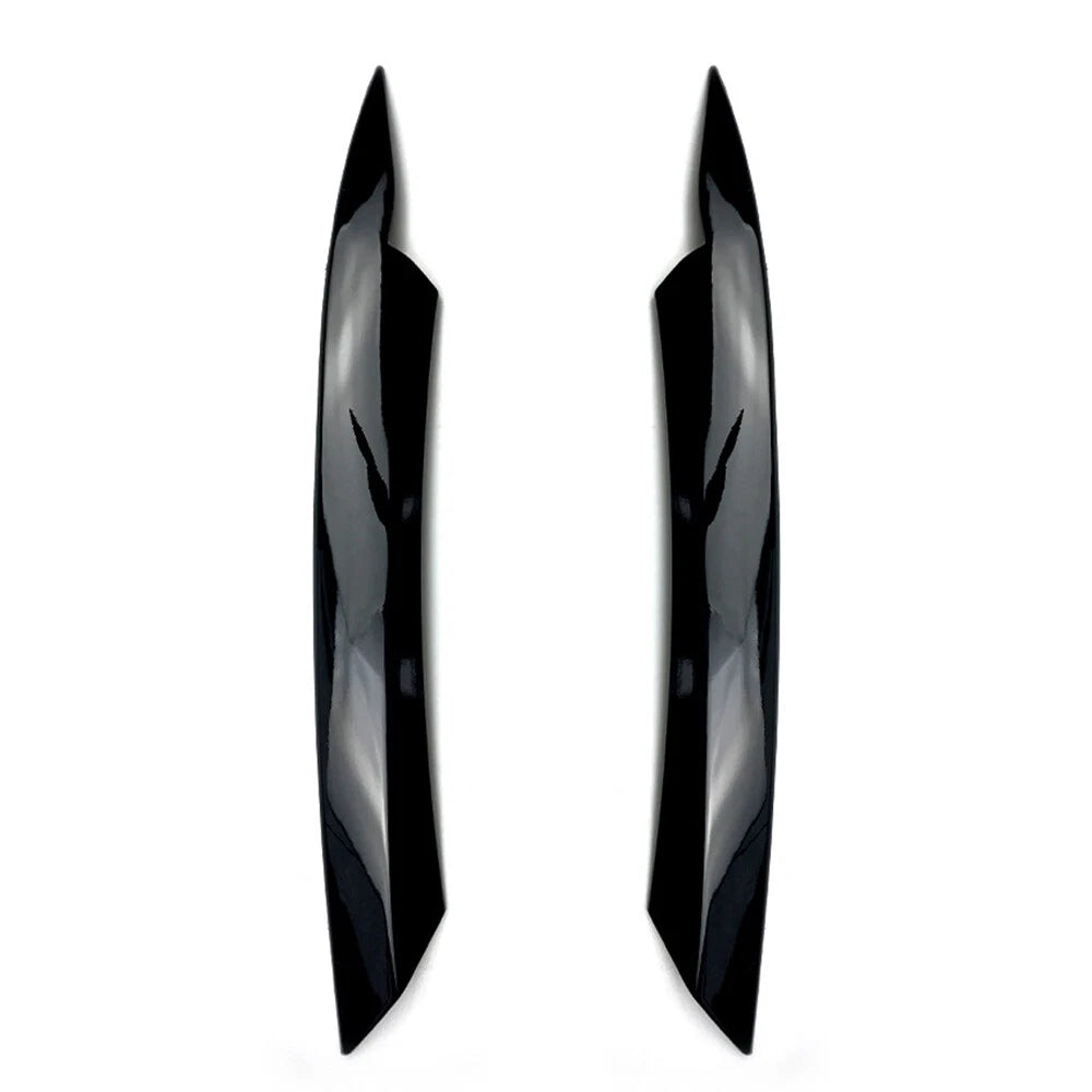 2 x Headlight Eyelid Covers for VW Passat B7 (2010-2015) Gloss Finish