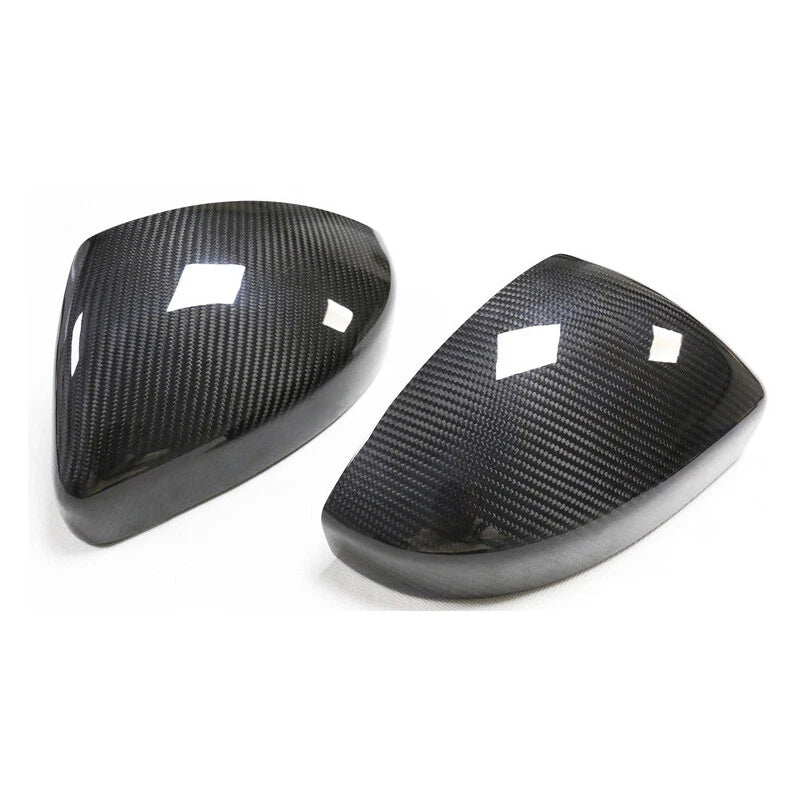 Real Carbon Fiber Side Mirror Cover Housing Shell Fit for Jaguar F-PACE E-pace