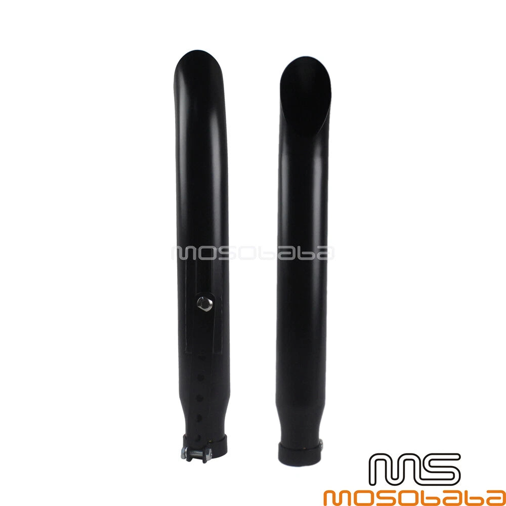 19” Universal Exhaust Muffler Turn-out Pipe Tip for Harley BMW Bobber