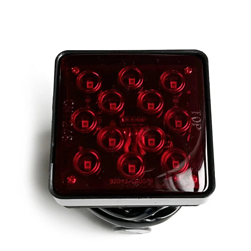 Red LED Mount Tail Hitch Cover Brake Light Lamp for Trailer (Fits All Years)