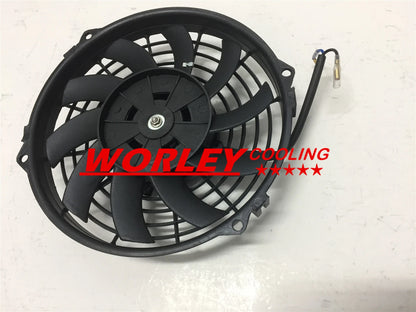 3-Row Aluminum Radiator + Fan for MG Midget (1967-1974)