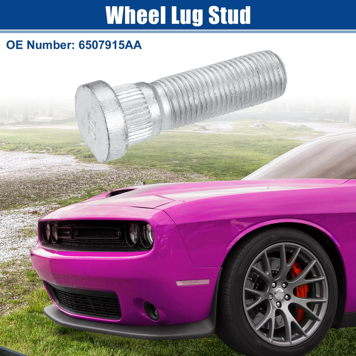 5 x M14x1.5 Car Wheel Lug Bolt Nut for Dodge Challenger Charger