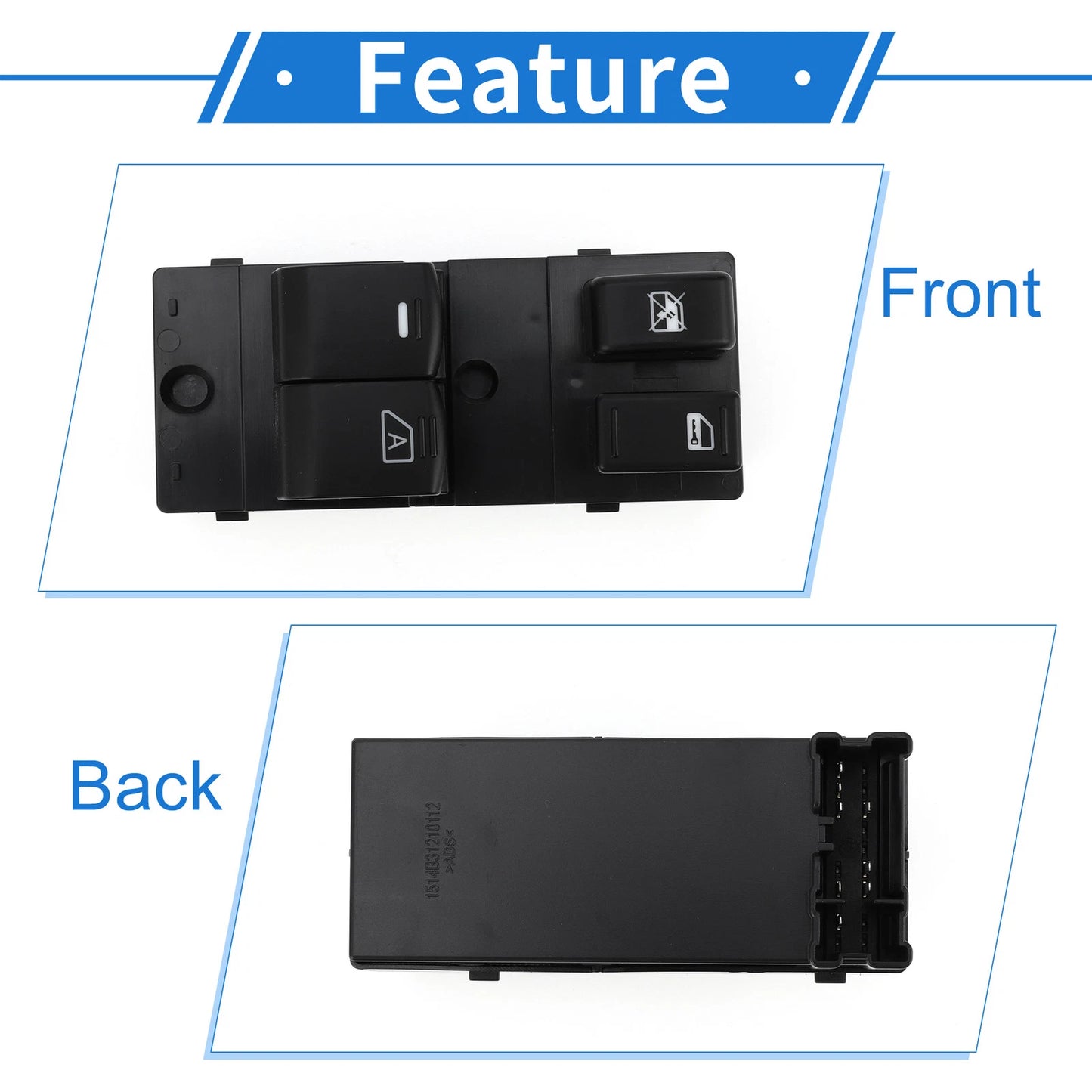 Power Window Switch for Nissan Micra (2015-2017)