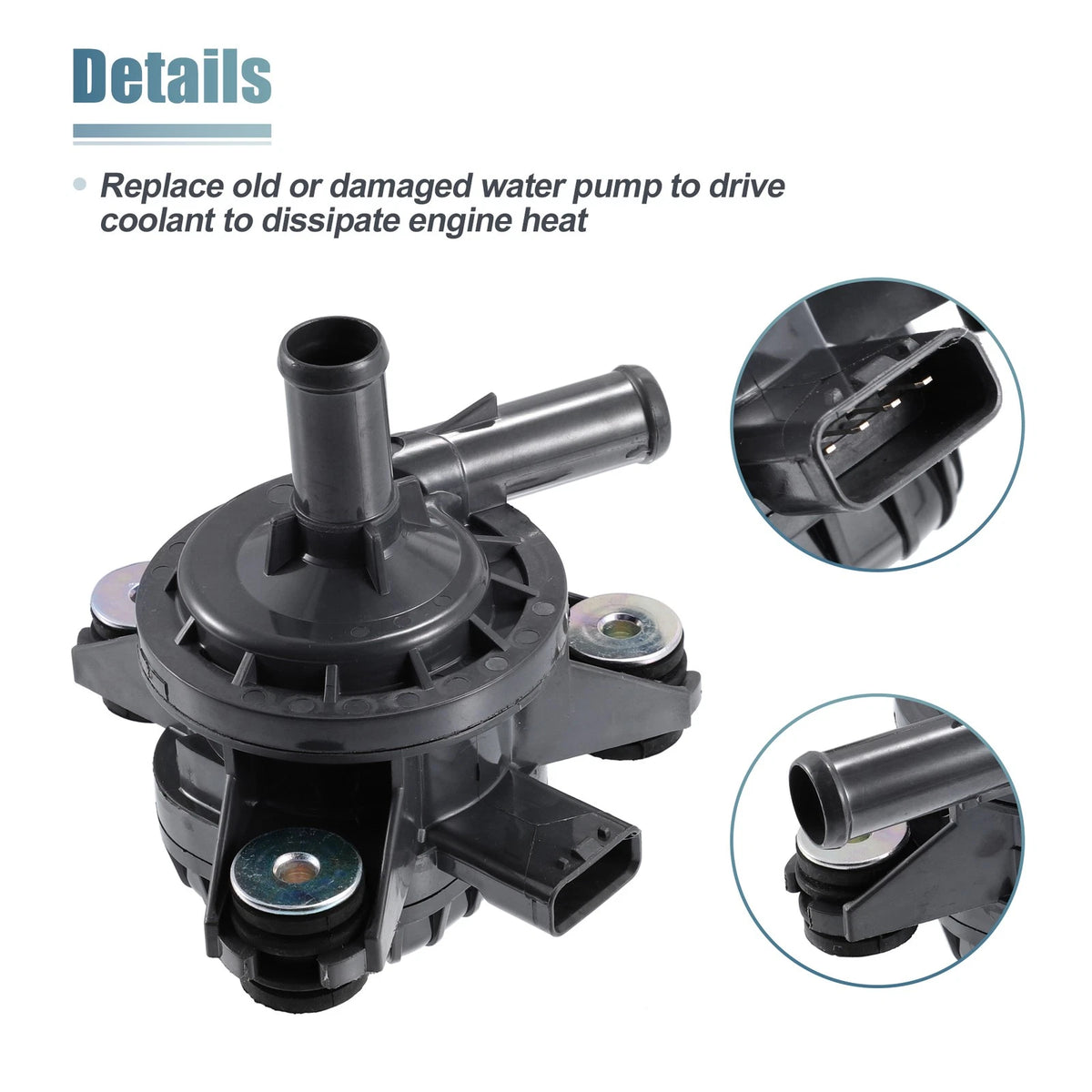 Drive Motor Inverter Cooler Water Pump for Toyota Prius (2010–2012)
