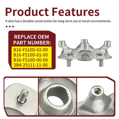 Front Rear Wheel Hub for Yamaha Kodiak 450/700 YFM450/YFM700 2016-2024