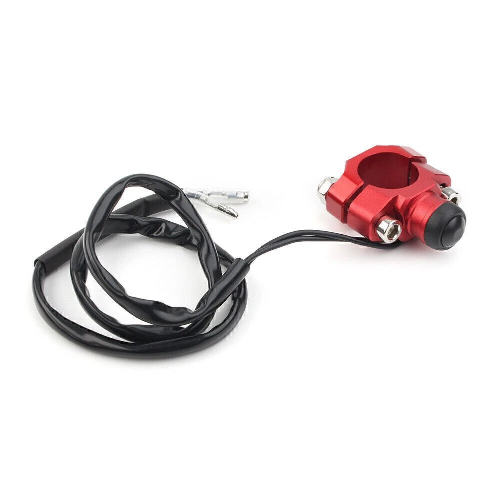 Universal Rotating Bar Clamp Start Stop Kill Switch Button for 7/8" Handlebar