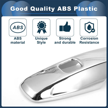 Silver Tone Door Handle Cover Trim for Volvo XC60 (2018-2023)