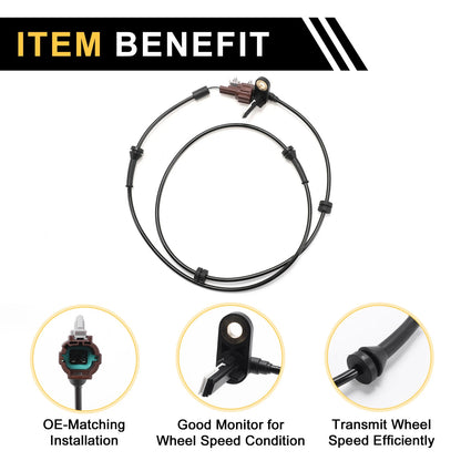 ABS Wheel Speed Sensor for Nissan Titan (2004-2011) Rear Left
