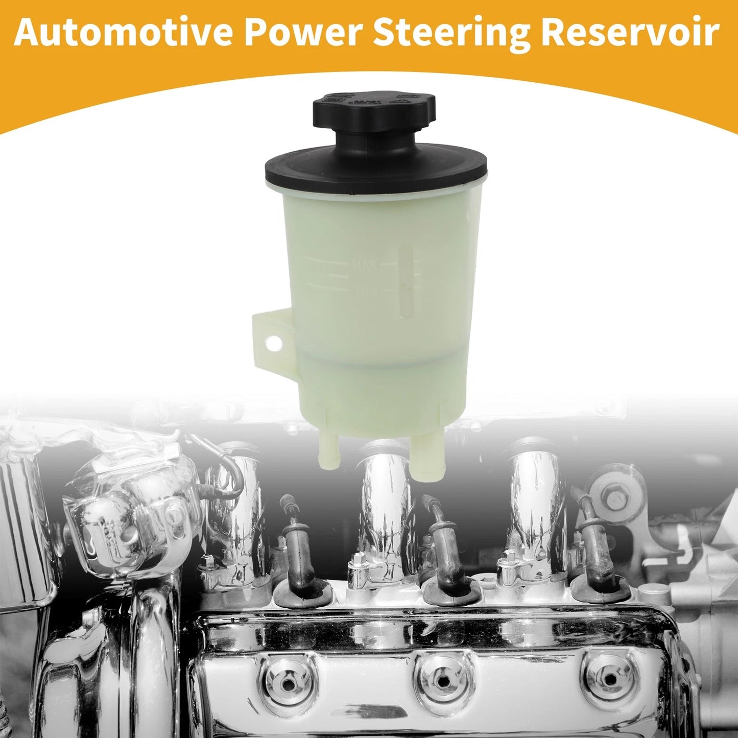 Power Steering Reservoir for Ford Mustang 1996-2004 2 x Plastic Beige