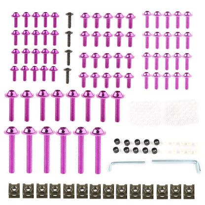 Fairing Bolt Kit for Kawasaki Ninja ZX6R ZX7R ZX9R ZX14 ZZR1400