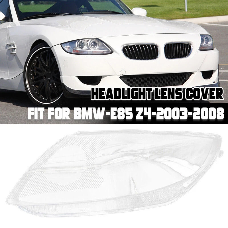 Driver Side Headlight Lens Cover for BMW Z4 E85 (2003-2008)