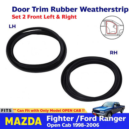 Door Trim Rubber Weatherstrip 1 PC Fits Ford Ranger 2D Open Cab UTE 1998-06 D09
