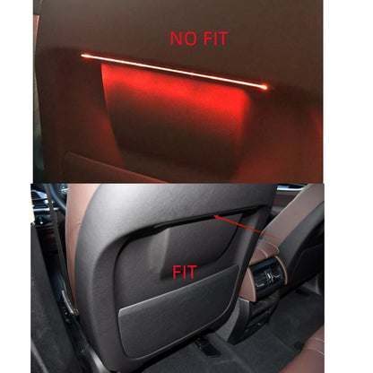 1pc Moka Brown Front Seat Back Panel Cover for BMW X5 F15 (2014-2018)