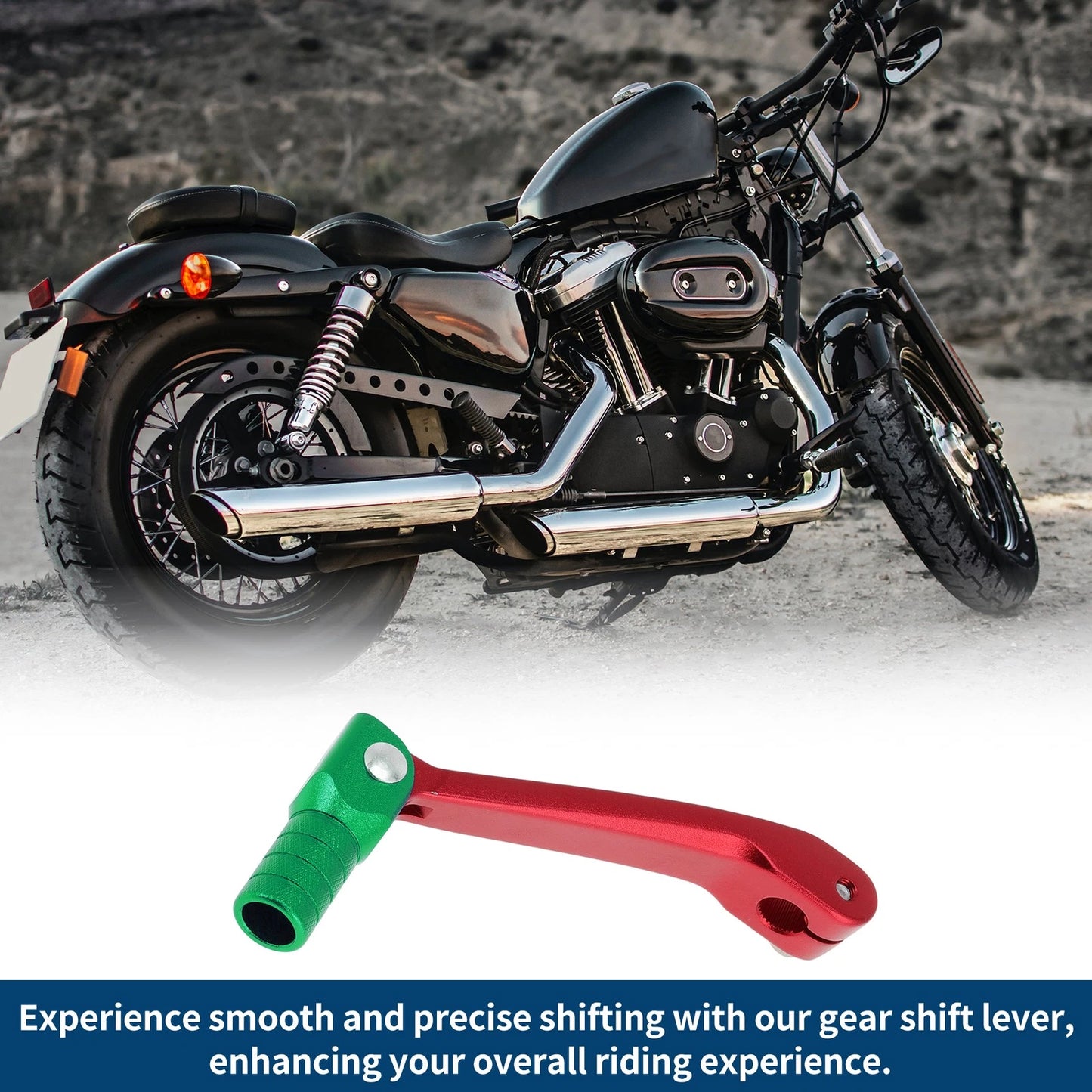 Folding Shifter Lever for Honda CRF150F 2003-2017 Red & Green