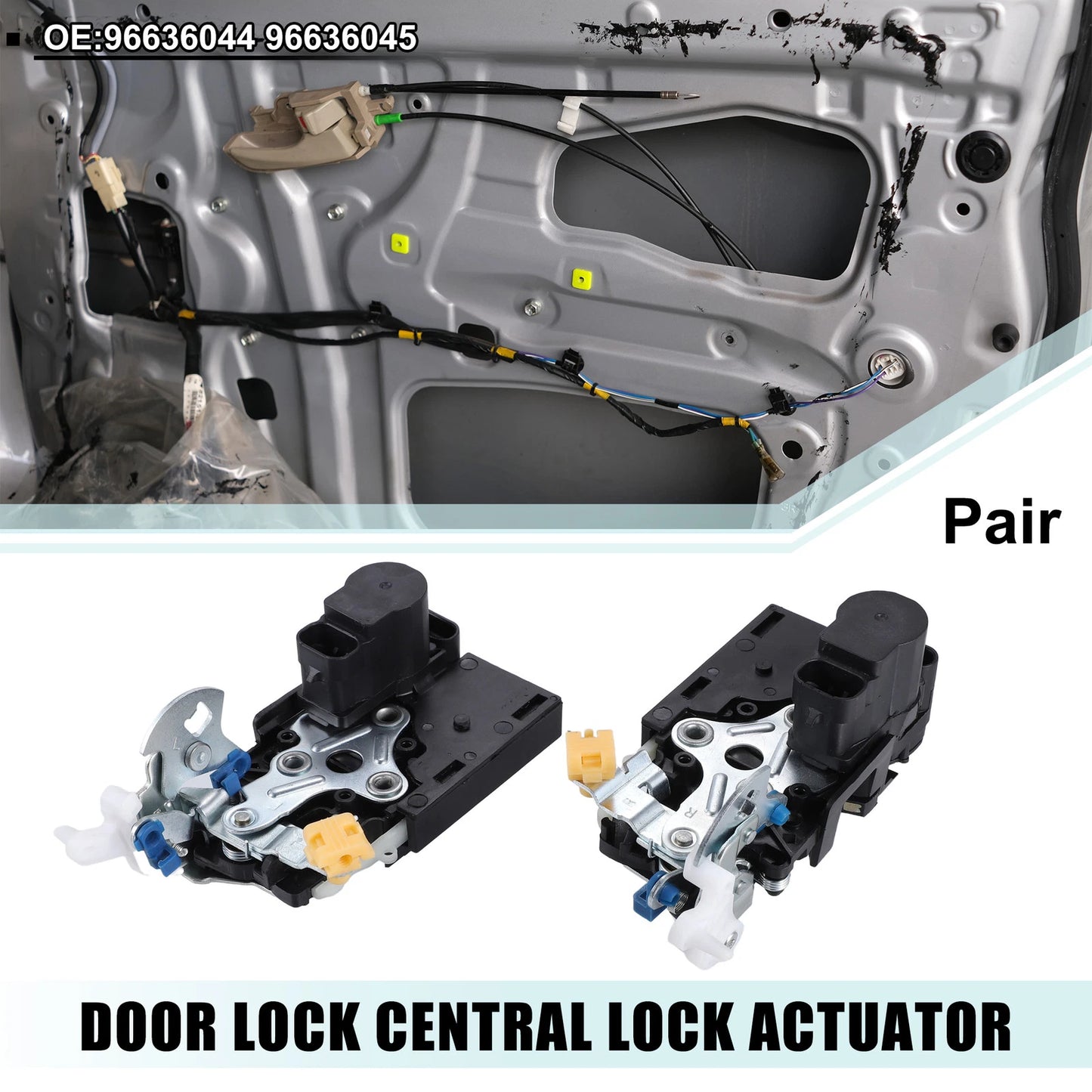 Rear Left Right Car Door Latch Actuator Assembly for Ford Edge (2007-2014)