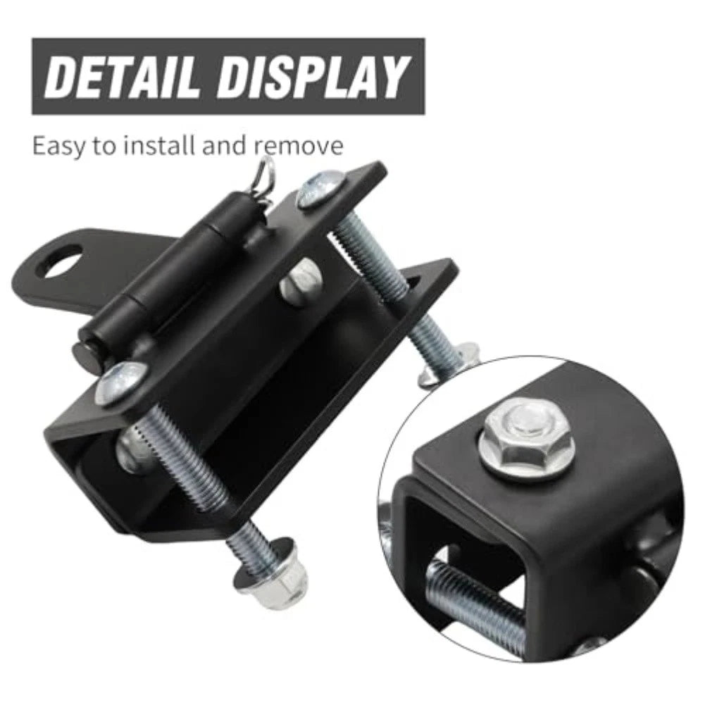 Adjustable Heavy Duty Bumper Hitch Kit for Polaris Snowmobile