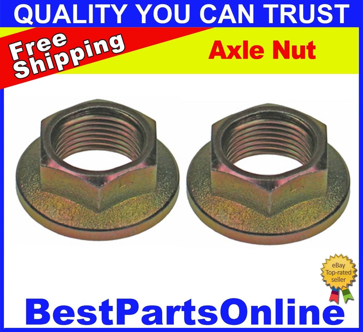 2 x CV Axle Nut M27x2.0 Self-Lock Nut for PONTIAC Aztek (2001–2005)