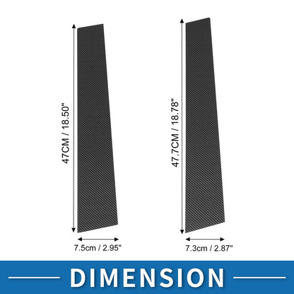 4 Pcs Door Pillar Window Trim for Toyota Highlander (2014-2023)