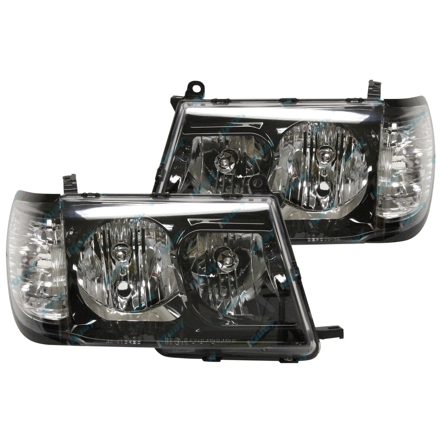 Black Altezza Headlights for Landcruiser FZJ105 HDJ100 HZJ105 UZJ100 1998~2005