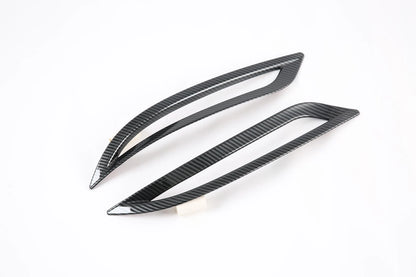 ABS Carbon Fiber Rear Fog Light Lamp Cover Trim for Tesla Model 3 (2018-2023) 2 x