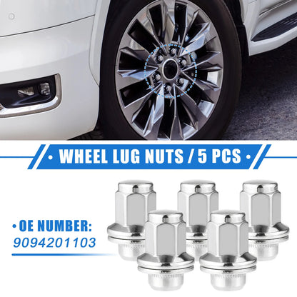 5pcs / M14x1.5 / Wheel Lug Nuts for Toyota Tundra Sequoia
