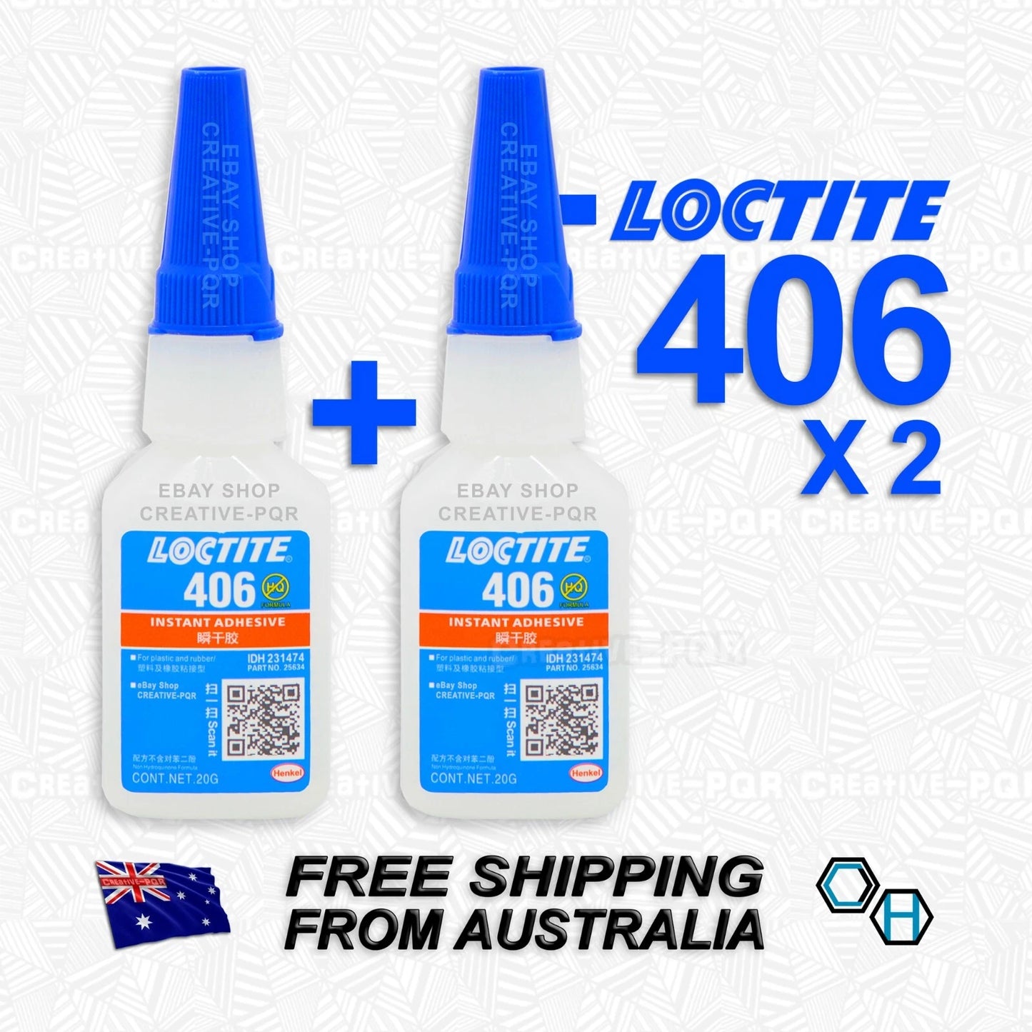 Loctite 406 20g Instant Adhesive Industrial Strength