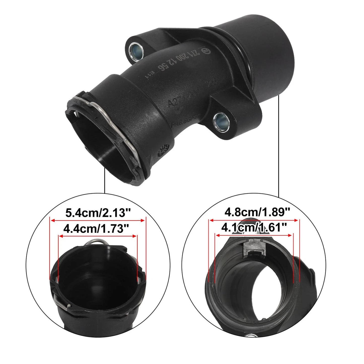 Engine Coolant Housing for Mercedes-Benz C230 (2003-2005) Plastic