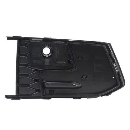 Left Front Fog Light Grille Cover Matte Black for Audi A6 S6 (2018-2024)
