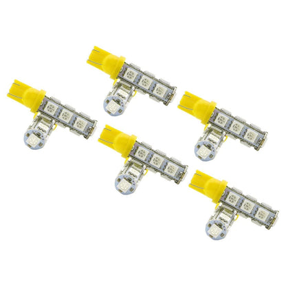 10 x 13SMD T10 5050 W5W LED Light Bulbs for Car RV Camper (194, 2821, 912)