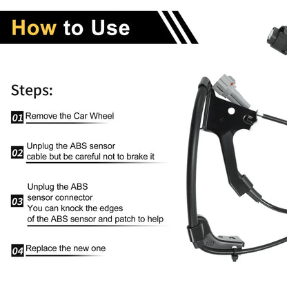 ABS Wheel Speed Sensor for Toyota Tacoma Front Right (2016-2019)