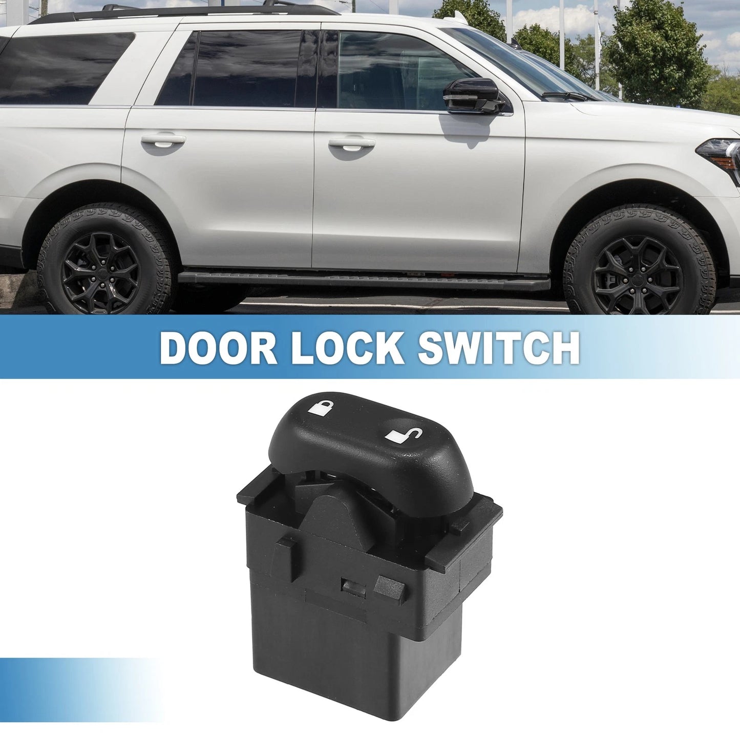 Front Left Door Lock Switch for Lincoln Mark LT (2006-2008)