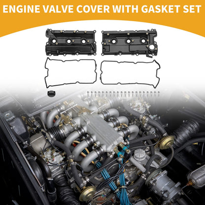 Engine Valve Cover & Gasket for Nissan Pathfinder (2002-2004) 1 Set