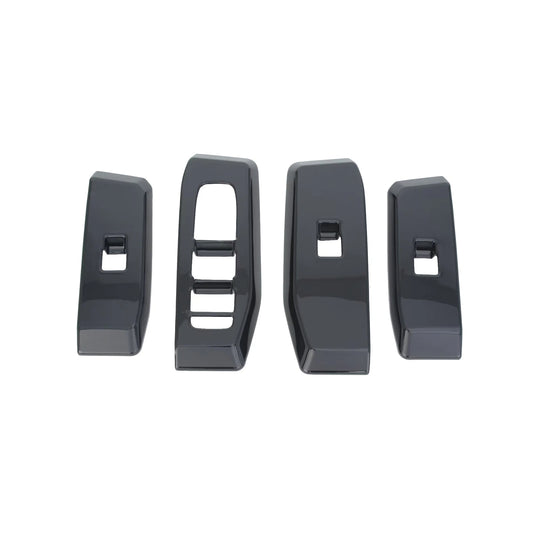 17x Black Interior Accessories Cover Trim Panel for Toyota Prado (2024–2025)